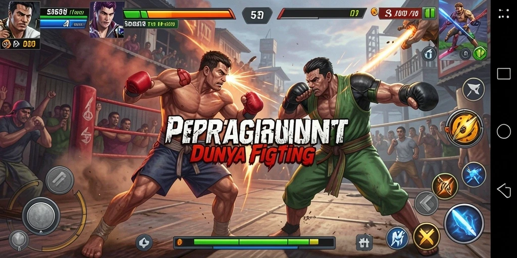 Tampilan gameplay yang seru dan mendebarkan di 55RP.