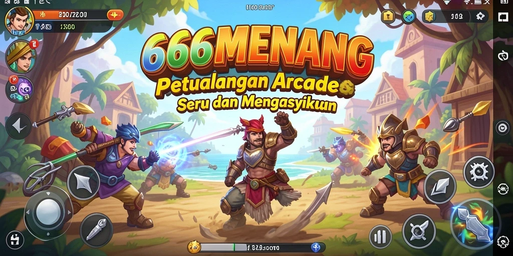 Screenshot utama dari <strong>666MENANG</strong> menampilkan gameplay seru dengan rintangan dan karakter yang dinamis.