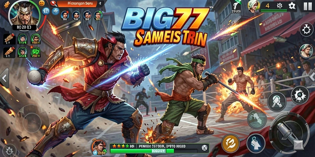 Tampilan gameplay seru dalam BIG77 dengan aksi tak terbendung.