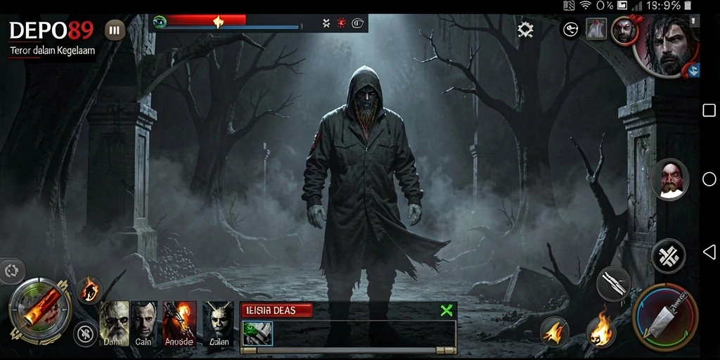 Gameplay mendebarkan dan menyeramkan di DEPO89.
