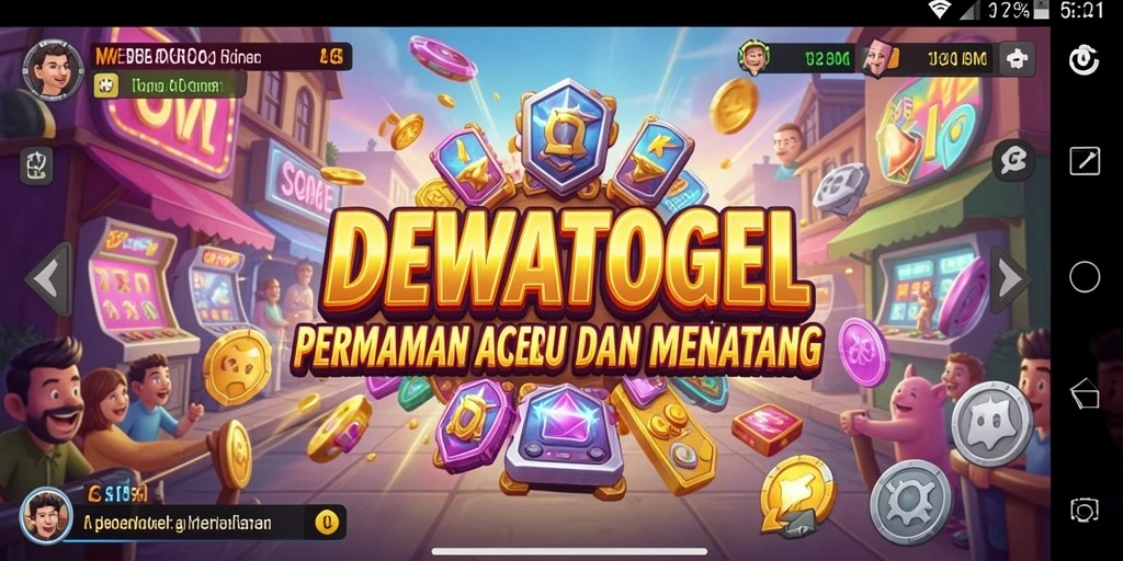 Tampilan gameplay seru DEWATOGEL yang menantang.