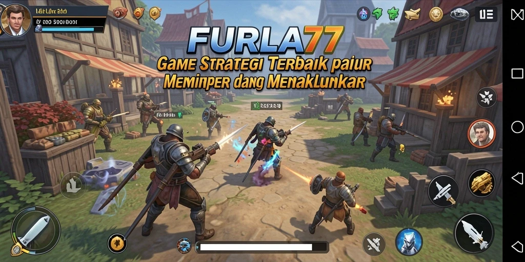 Gameplay strategi seru dalam FURLA77 dengan pertempuran menarik.