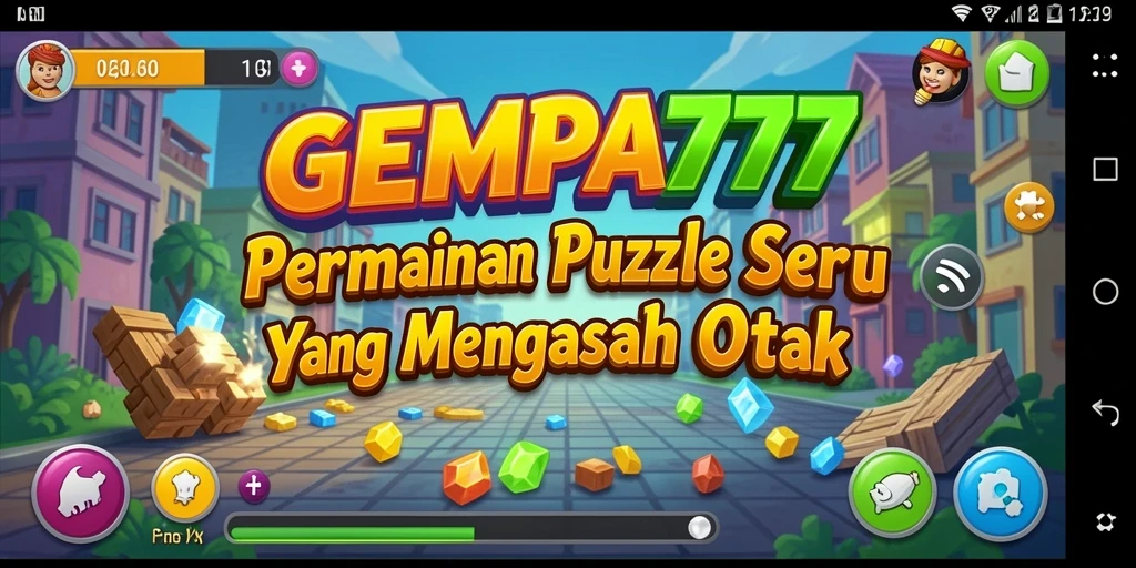 Tampilan gameplay GEMPA777 yang menarik dalam menyelesaikan puzzle.