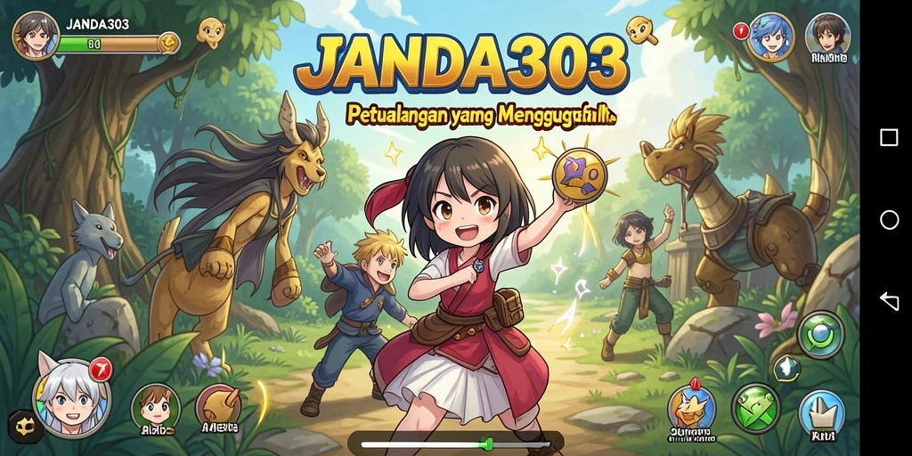 Screenshot utama JANDA303 menampilkan aksi karakter dalam dunia Anime yang menakjubkan.