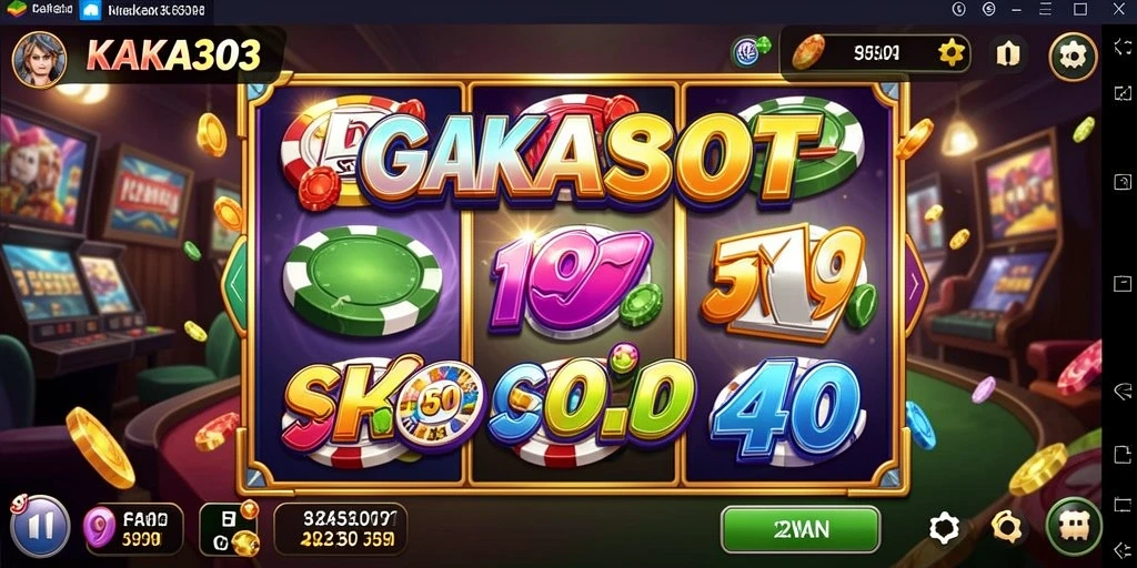 Tampilan gameplay menarik dari KAKA303 dengan berbagai tema slot.
