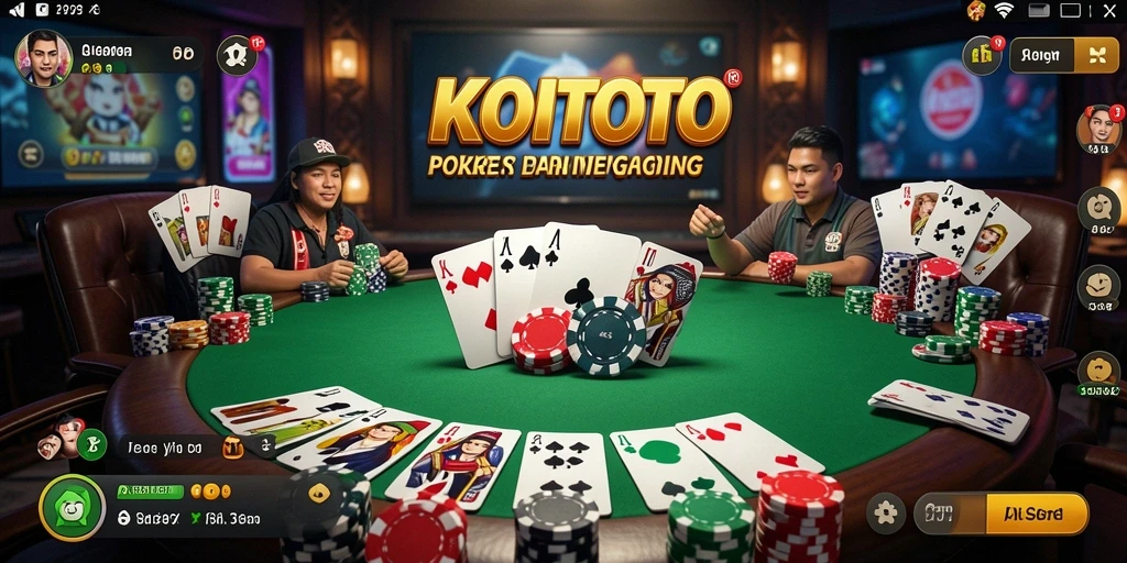 Tampilan gameplay KOITOTO yang menegangkan dan interaktif.