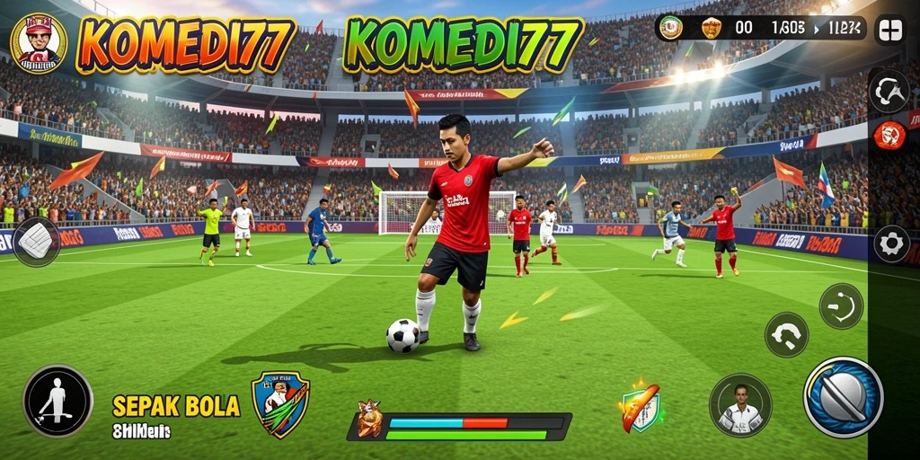 Tampilan menarik dari gameplay KOMEDI77 yang seru.