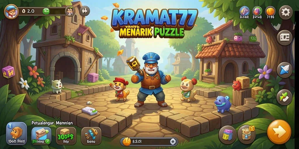 Gameplay KRAMAT77 menantang dan mendebarkan di setiap level.