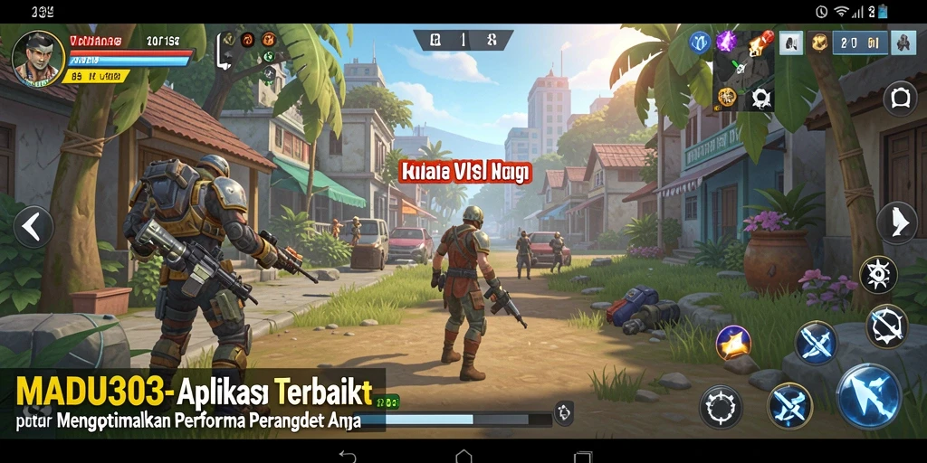 Tampilan antarmuka MADU303 dengan berbagai fitur optimasi.