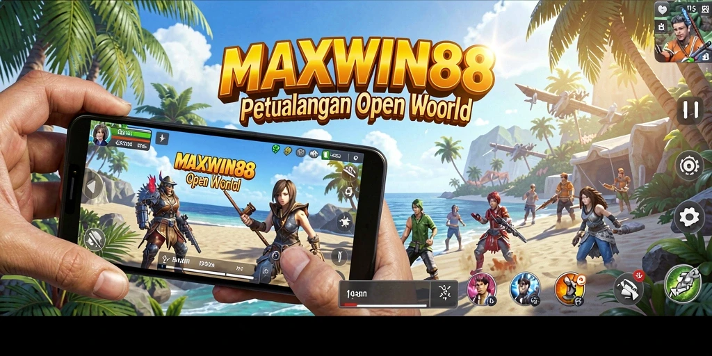Tampilkan adegan epik dalam gameplay Open World MAXWIN88.