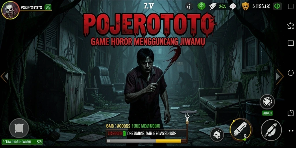 Tampilan gameplay mencekam dari POJEROTOTO.