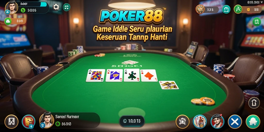 Tampilan utama POKER88 dengan gameplay yang menarik dan seru.