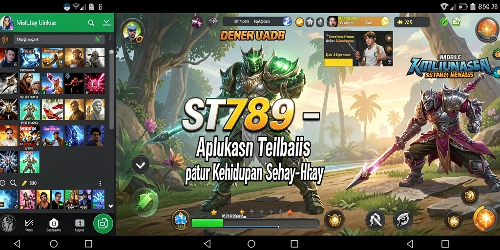 Tampilan antarmuka ST789 yang intuitif dan ramah pengguna.